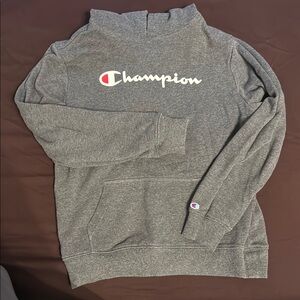 Champion Gray Turtleneck Sweater Classic Design